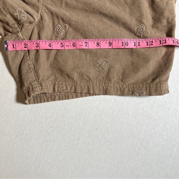 Aeropostale 100% Cotton Malibu Corduroy Mushroom Shorts, Tan Brown, Men’s Large - Picture 5 of 9